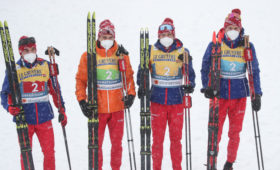 Российские лыжники завоевали серебро в эстафете 4 по 10 километров на чемпионате мира